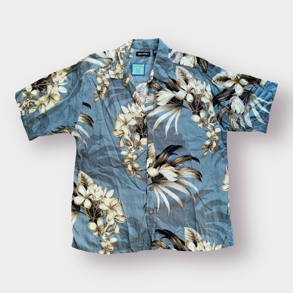 Y2K Puritan Hawaiian Shirt - Picture 1 of 4